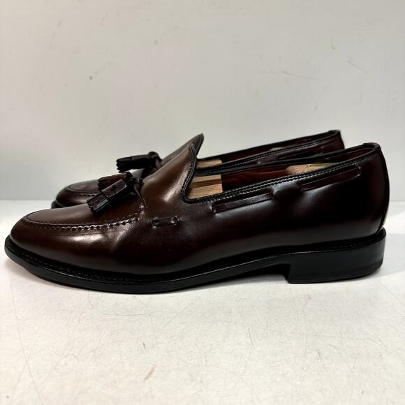 FULLY RESOLED Allen Edmonds Grayson Tassel Loafer Color 8 Shell Cordovan 11 C main image 6